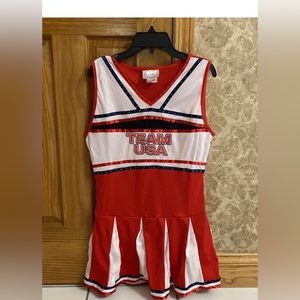 Dream Weavers Team  USA Dance Costume with Rhinestones- Large Child